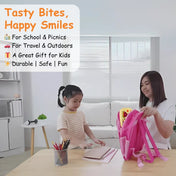 Adore Good Food! The Stainless Steel Lunch box with inner box and steel spoon - Purple