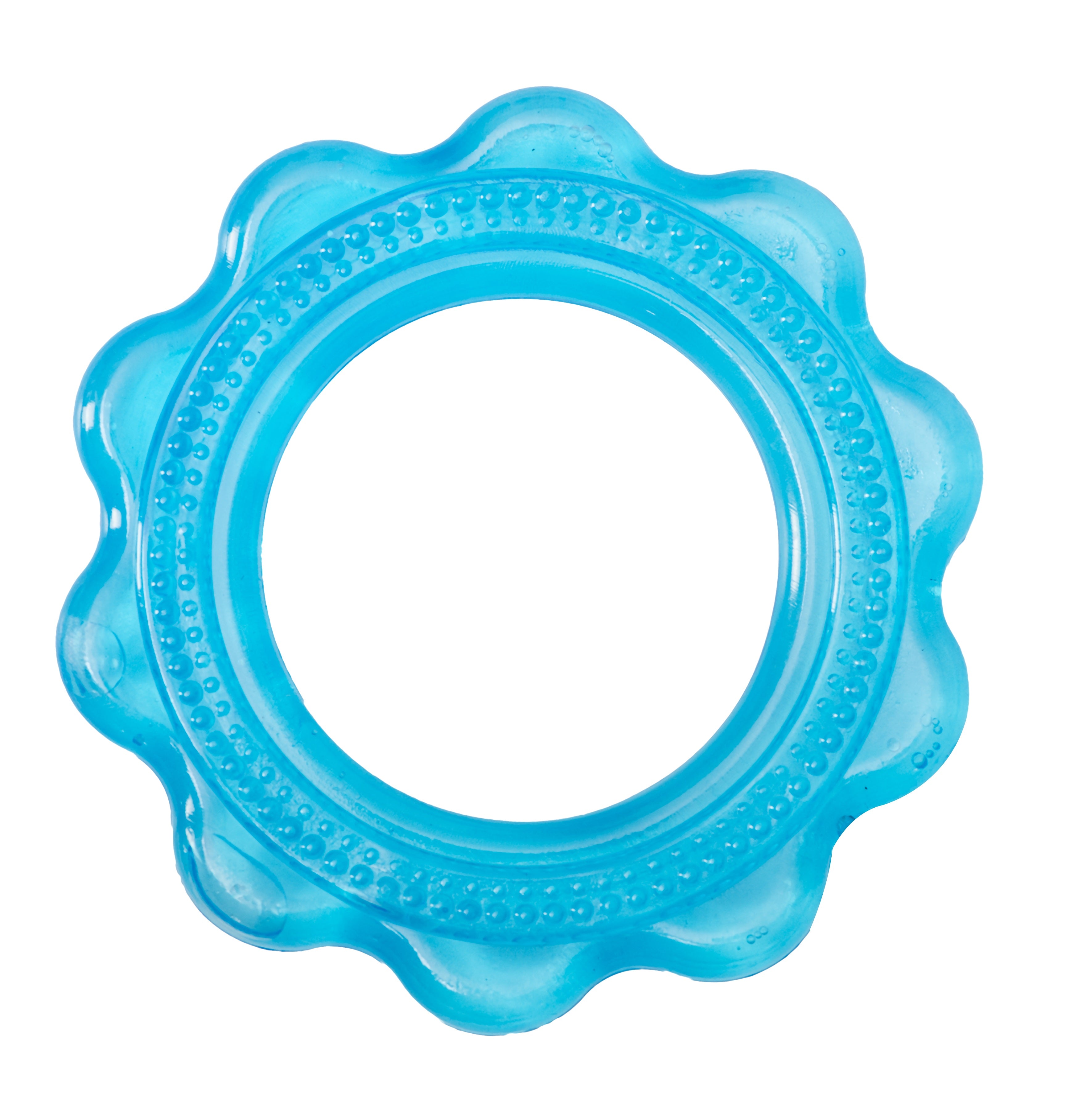 Adore Luscious Jumbo Water Filled EVA Teether- Big Ring Blue