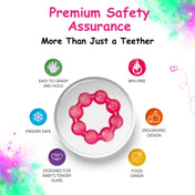 Adore Luscious Water Filled EVA Teether- Beads Red- 2pack