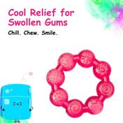 Adore Luscious Water Filled EVA Teether- Beads Red- 2pack