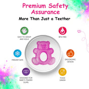 Adore Luscious Water Filled EVA Teethers- Pink Teddy -2pack
