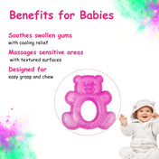 Adore Luscious Water Filled EVA Teethers- Pink Teddy -2pack