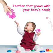 Adore Luscious Water Filled EVA Teethers- Pink Teddy -2pack