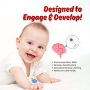 Adore Tusk Pro Silicon Teether - Remote Theme Grey