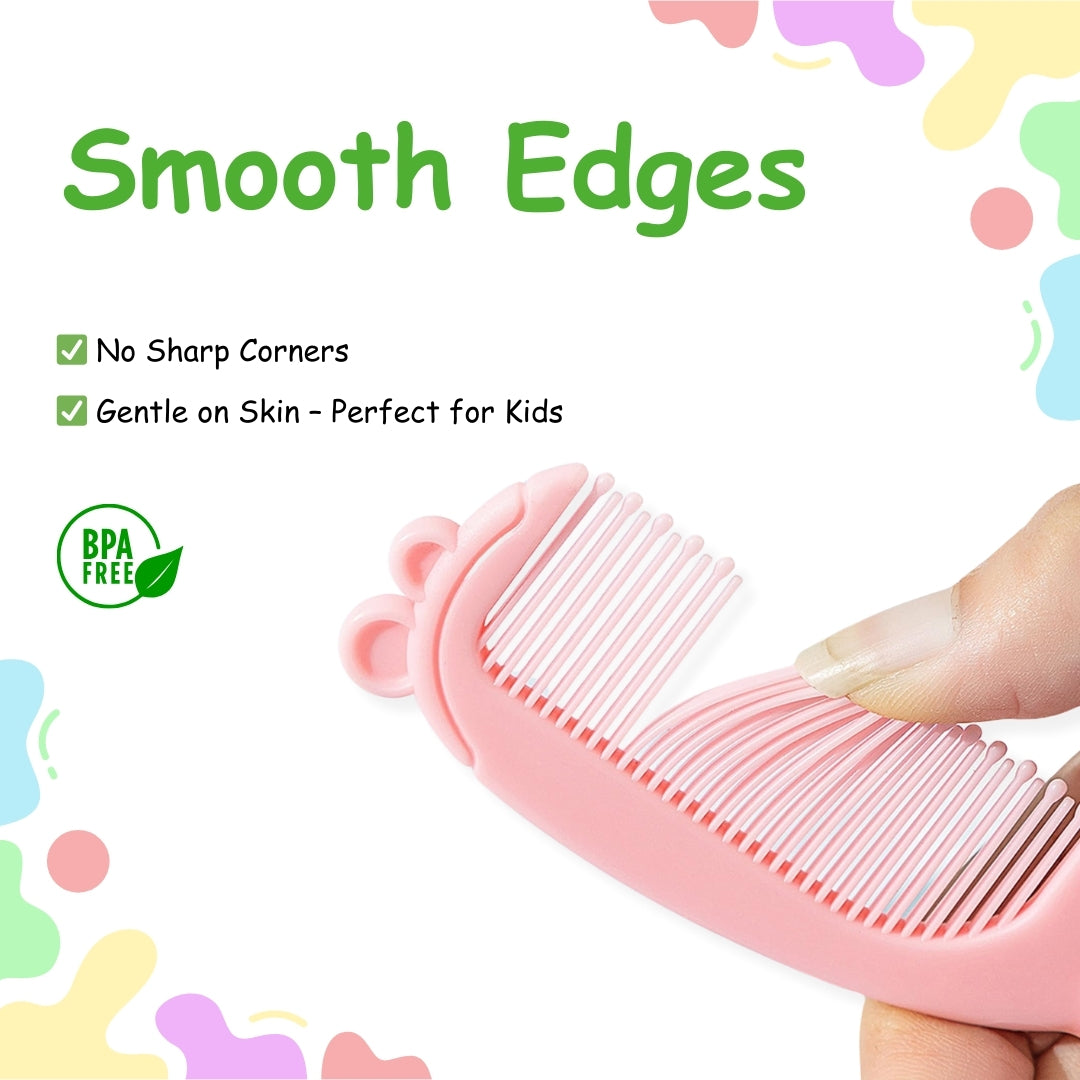 Adore Ted- The Teddy Design Brush and Comb set- Beige