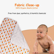 Adore Pro SPRING! The Premium Organic Muslin Multipurpose Baby Towel cum Blanket - 75*75 cms - Busy Bunny Theme