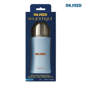 Adore Dr.Feed Majestique Insulated Thermos Hot/ Cold Stainless Steel Feeding Bottle with Anti-Colic Teat- D4- 270ml- Baby Blue