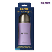 Adore Dr.Feed Majestique Insulated Thermos Hot/ Cold Stainless Steel Feeding Bottle with Anti-Colic Teat- D4- 270ml - Lovely Lilac
