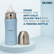 Adore Dr.Feed Niplica Wide Neck Anti-Colic Teat- Pack of 2