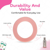 Adore Dr.Feed Bestie! The Silicon Base for Dr.Feed Wide Neck Bottles- Baby Pink- Pack of 2