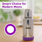 Adore Dr.Feed Bestie! The Silicon Base for Dr.Feed Wide Neck Bottles- Pixy Purple Pack of 2