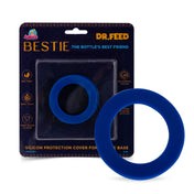 Adore Dr.Feed Bestie! The Silicon Base for Dr.Feed Wide Neck Bottles- Blazing Blue Pack of 2