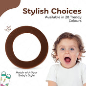 Adore Dr.Feed Bestie! The Silicon Base for Dr.Feed Wide Neck Bottles- Earthen Brown Pack of 2