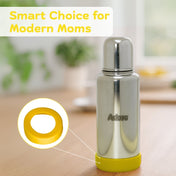 Adore Dr.Feed Bestie! The Silicon Base for Dr.Feed Wide Neck Bottles- Yanky Yellow Pack of 2