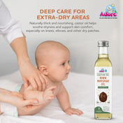 Adore Pro Miraculous Cold-Pressed Castor Oil -100ml- Glass Bottle