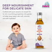 Adore Pure & Premium Cold Pressed Sesame Oil- Glass Bottle - 100ml