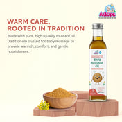 Adore Pure & Premium Cold Pressed Mustard Oil- Glass Bottle -100ml