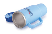 Adore Hydrate Pro Insulated Thermoware Drinking Tumbler Bottle with Handle-750ml-Blue