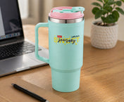 Adore Hydrate Pro Insulated Thermoware Drinking Tumbler Bottle with Handle-750ml-Bright Blue