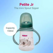 Adore Petite Jr! The Mini Soft Spout Sipper with Twin Handle 150ml - Green