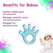 Adore Luscious Water Filled EVA Teethers- Hi5 Blue -2pack