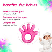 Adore Luscious Water Filled EVA Teethers- Hi5 Pink-2pack