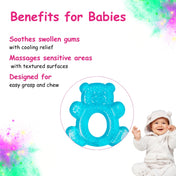Adore Luscious Water Filled EVA Teethers- Blue Teddy -2pack