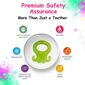 Adore Luscious Water Filled EVA Teethers- Green Octopus -2pack