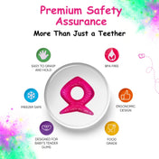 Adore Luscious Water Filled EVA Teethers- Pink Fish -2pack