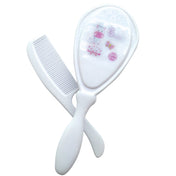 Adore Smarty Baby Hair Brush & Comb Set- Pink Giraffe