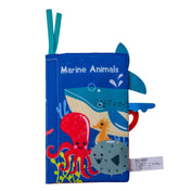 Adore Animal Kingdom Baby Cloth Tail Books- Marine Theme