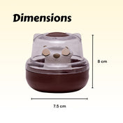 Adore Wow! The Character Powder Puff Set- Bear Brown