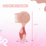 Adore Twinz Baby Brush & Comb Grooming Set - Pink