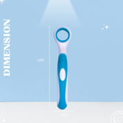 Adore Advanced Tender Touch Small Head Tongue Cleaner-Pack of 2- Blue