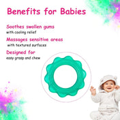 Adore Luscious Jumbo Water Filled EVA Teether- Big Ring Green