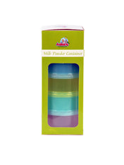 Adore Baby Milk Powder Container 4 Racks- Multicolor