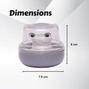 Adore Wow! The Character Powder Puff Set- Elephant Grey