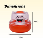 Adore Wow! The Character Powder Puff Set- Smiley Dark Orange