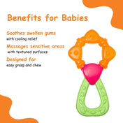 Adore Luscious 2 in 1 Water Teether- Flower Orange