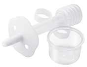 Adore Basics Baby Medicine Feeder with Silicone Syringe- White