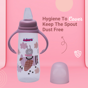 Adore Petite Sr! The Mini Soft Spout Sipper with Twin Handle 250ml - Pink