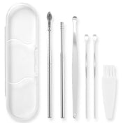 Adore TOMAHAWK! 6pc Stainless steel Ear wax cleaning Kit with Storage Case- Pack of 2