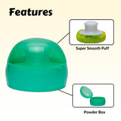 Adore Rokey! The Compact Powder Puff set- Green