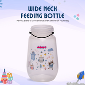 Adore Skoot Sr 2 Stage Wideneck Feeding Bottle - 250 ml - Blue