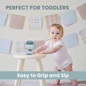 Adore ARRO Soft Spout Sipper with Dust Free Cap and Twin Handle 270ml - Green