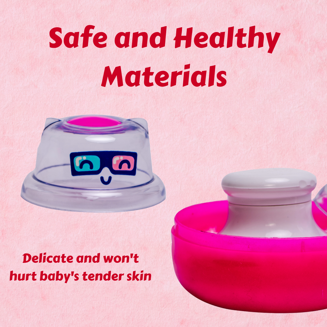 Adore Wow! The Character Powder Puff Set- Glitzy Pink