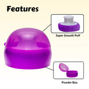 Adore Rokey! The Compact Powder Puff set- Purple