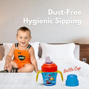 Adore Omega 2 Stage Spout & Straw Sipper with Twin Handle -150 ml - Transporter