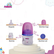 Adore England Narrow Neck Feeding Bottle 60ml - Pink