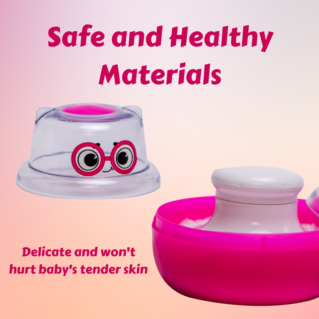 Adore Wow! The Character Powder Puff Set- Quirky Pink